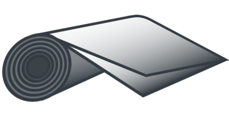 Halbschlauchfolie, technische Darstellung
